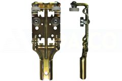 Carro Duplo Ø26x26 H230 Aço Zincado