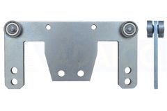 Chariot Double Ø22x21,5 L175 Acier Zingué