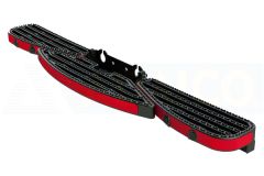 Estribo Furgoneta c/bola de Remolque Triple Negro