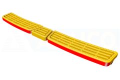 Marchepied pour Utilitaire Triple Jaune