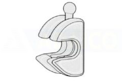 Semicierre Acero Bruto Ø20 p/1301123