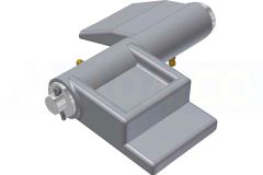 Conjunto Completo de Dobradiças para Folha de Porta 26 toneladas.