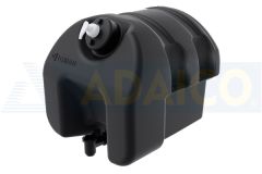 Wassertank 18l. Kunststoff Schwarz m/Seifenspender m/Hahn