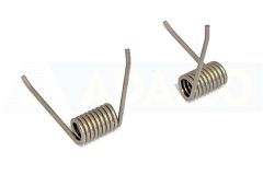 Kit 2 Muelles (izdo-dcho) de pestillo p/ Manilla Cierre 1202273, Acero Inoxidable