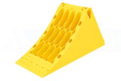 Calzo Rueda R460 DIN 76051 Plástico Amarillo