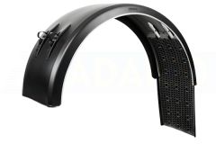 Guardabarros Redondo PARLOK, con bridas Ø42, con faldilla