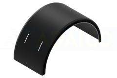 PARLOK Round Mudguard PE-HD Grooved