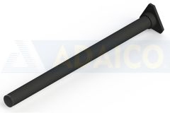 Soporte Guardabarros Ø42 c/Base Triangular