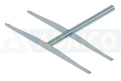 Soporte Guardabarros Tándem 740xØ54 s/Base