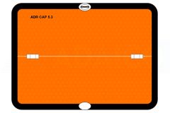 Placa Mercancía Peligrosa V11 400x300 Plegado Horizontal Homologada