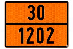 Placa A.D.R. V11 Gasoil Inox