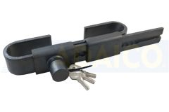 Antirrobo Cierre Trasero Pintado Negro