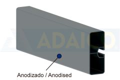 Perfil Para-ciclista Horizontal Alumínio ANODIZADO