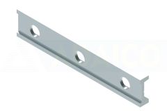 Pack 4 Pletinas Aluminio, 3 agujeros