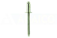 Remache Standard Cabeza Alomada Inox/Inox Ø4,8