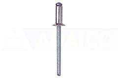 Rebite Standard Cabeça Escareada Alumínio/Aço Ø4,8