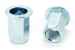 Tuerca Remachable Cabeza Ancha Hexagonal Abierta