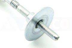 Collarín Perno Tainer Cabeza Alomada Acero Ø10