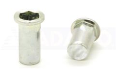 Tuerca Remachable Cabeza Ancha Semi Hexagonal Cerrada