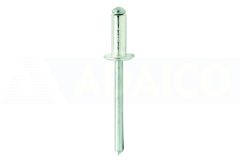 Remache Standard Cabeza ExtraAncha Aluminio/Acero Ø5,0