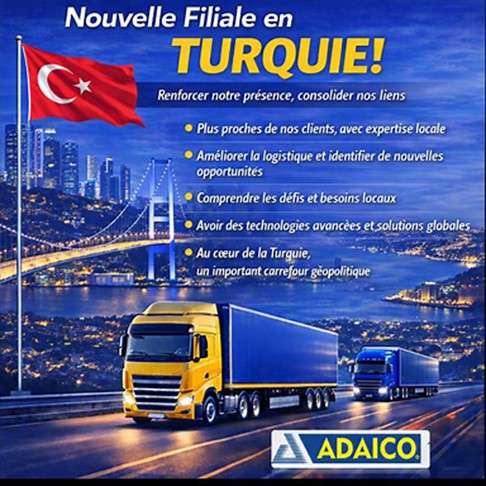 NOUVELLE FILIALE EN TURQUIE – MAI 2026