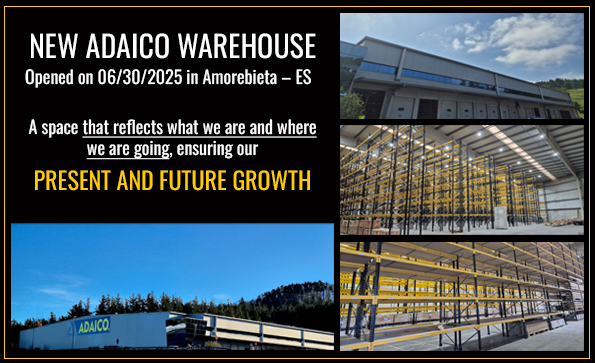ADAICO inaugurates a new CENTRAL WAREHOUSE in Amorebieta – Spain